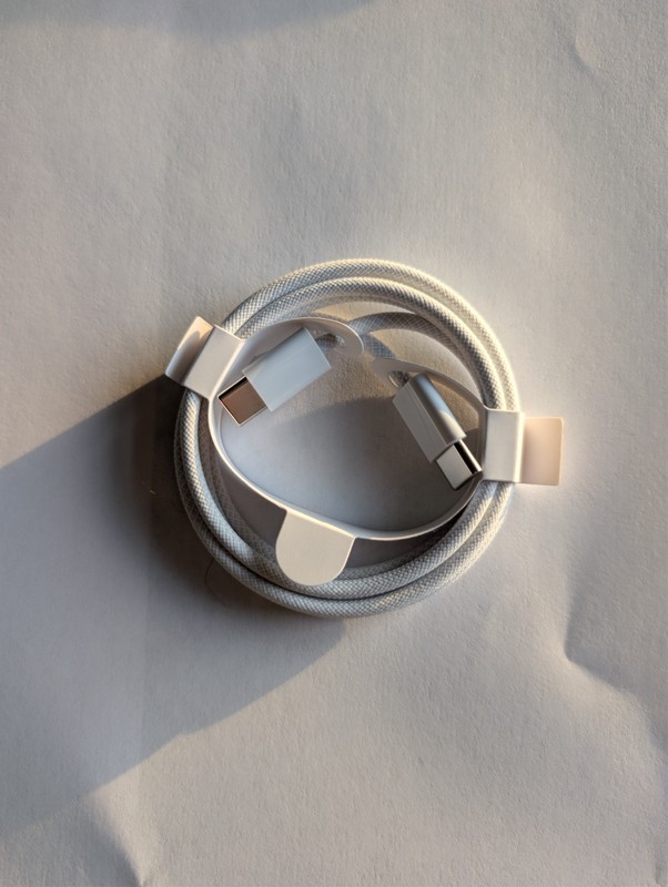 60W Pack of 2 1m+2m USB-C to USB-C Fast Charging Cable Nylon Braided gallery