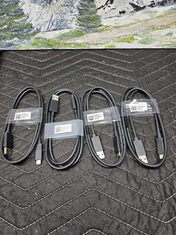 3FT USB-C Type C to USB 3.0 Type A Sync Data Charge Cable Fast Charge LOT OF 4