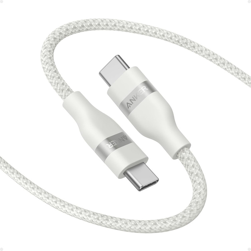 Nano USB C Cable, 240W Flexible Multi-Color Braided Cord, Fast Charging Type C C