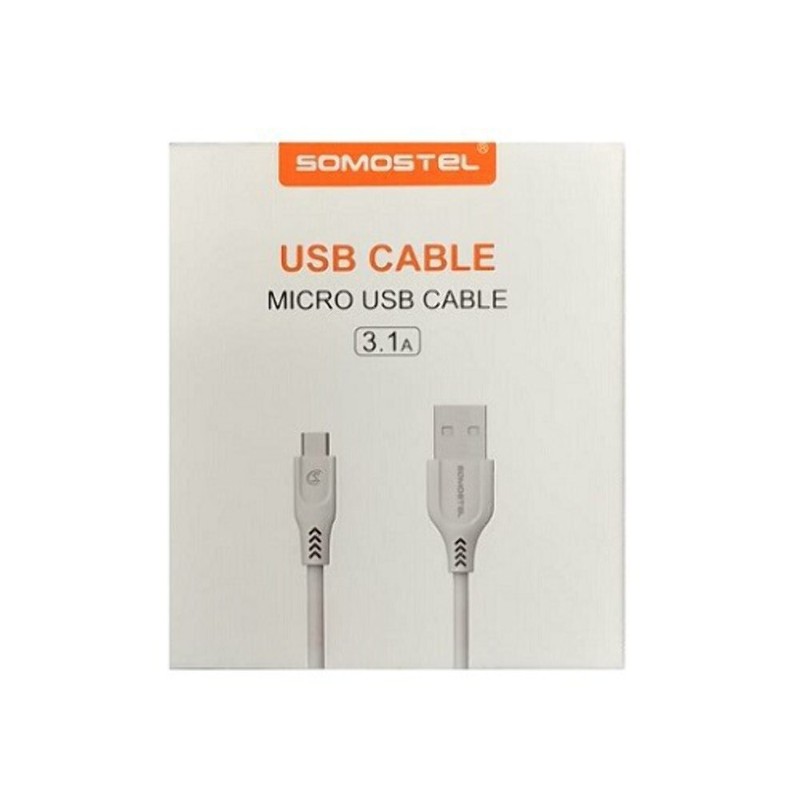 NEW 4FT 3.1A Micro USB Data Charging Cable WHITE for Samsung S6, S7, S7 Edge