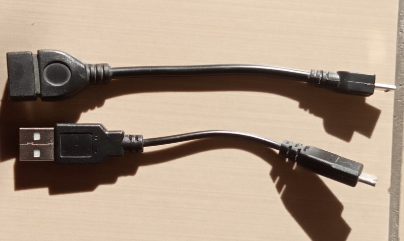 USB cables various type 2 pieces