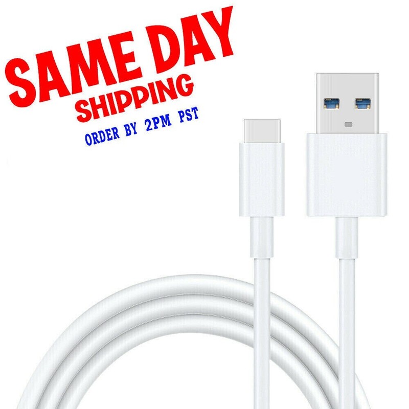 Quick-Acting 6Feet Type C USB 3.1 to USB 3.0 Male Cable for LG G6 VS988 Verizon