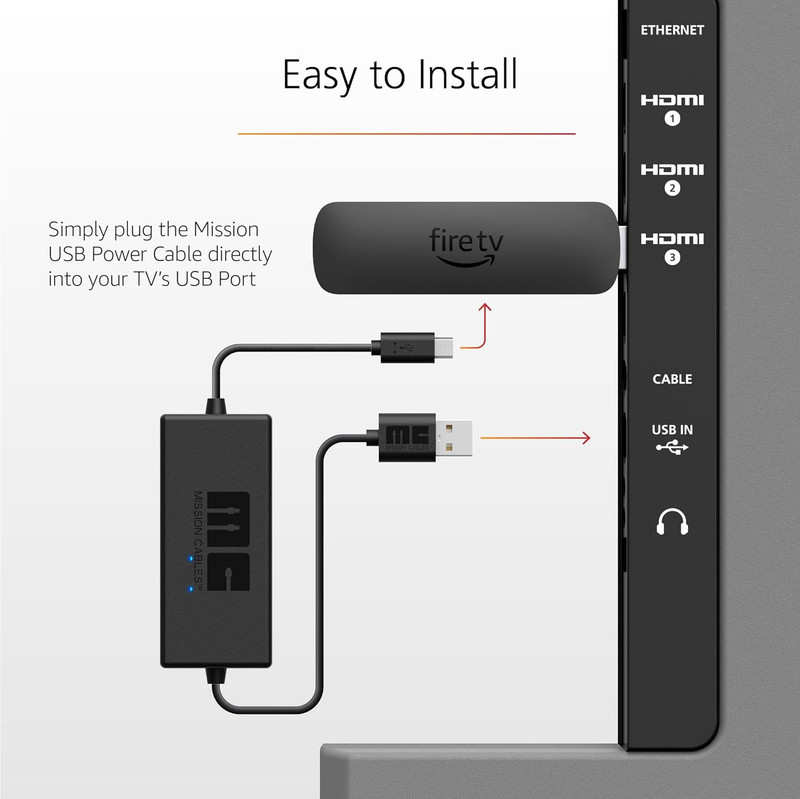 Made for Amazon, USB Power Cable (Eliminates the Need for AC Adapter) gallery