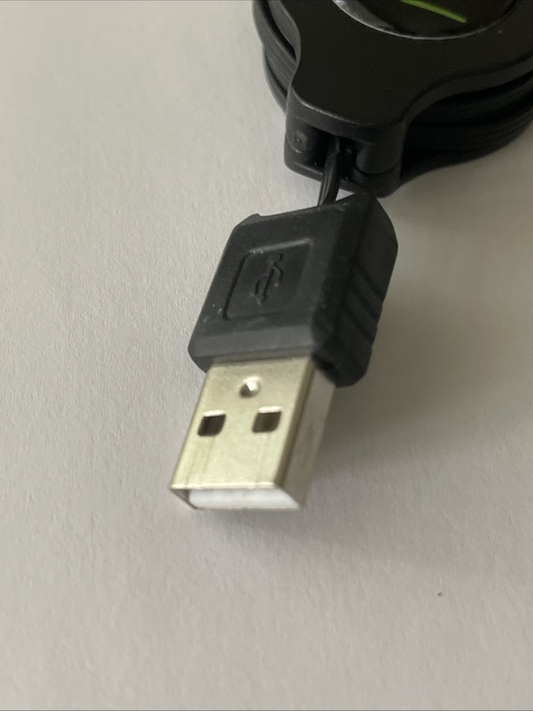 ReTrak Retractable Micro-USB Charge & Sync Cable 3.3 ft Black Universal gallery