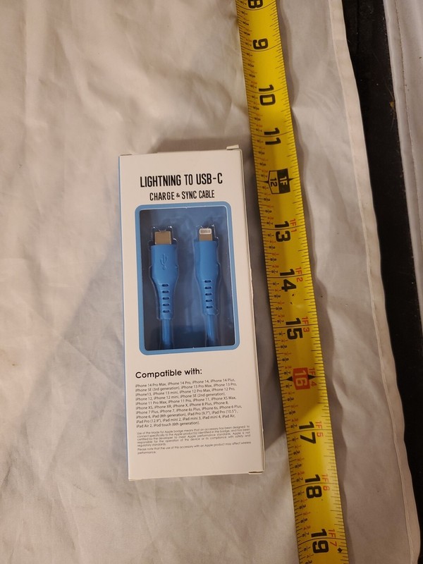USB-C Charge & Sync Cable-6FT ~ Open Box ~ Never Used gallery