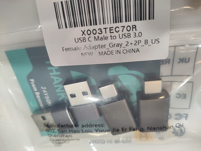 USB C to USB A And USB A to USB C Adapters (4 Pack) gallery