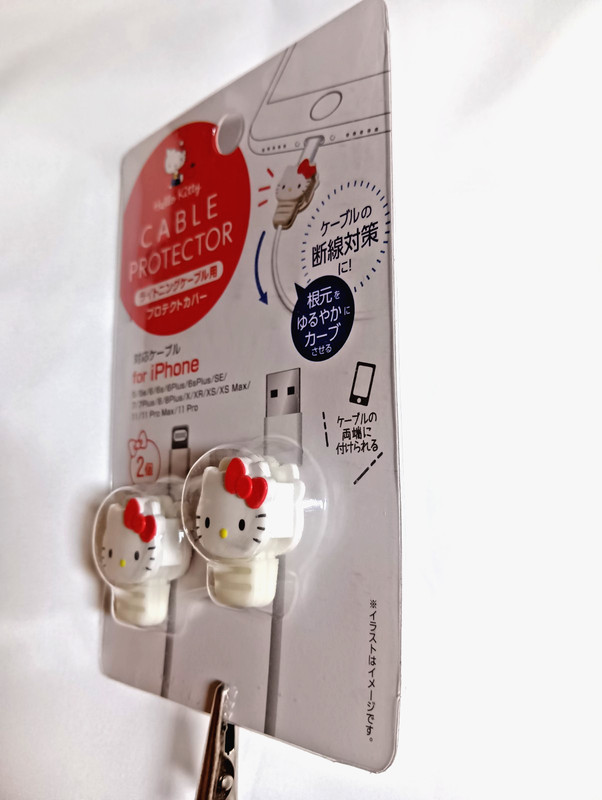 【Hello kitty 】cable protector/For iPhone/Preventing cable breakage/2 pieces gallery