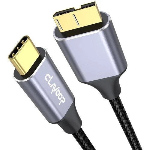 External Hard Drive Cable USB C 1.5FT, 10Gbps Micro B 3.0 to Type C Cord Wire Re gallery