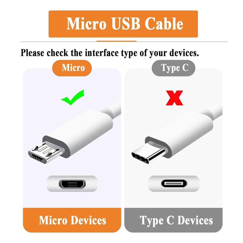 3/6ft Micro USB Fast Charging Cable Cord For Samsung Android Phone Charger LOT gallery