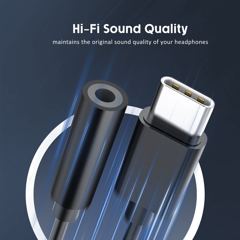 USB-C Audio Adapter - 3.5mm Aux Converter for Samsung Galaxy S22/S20 FE gallery
