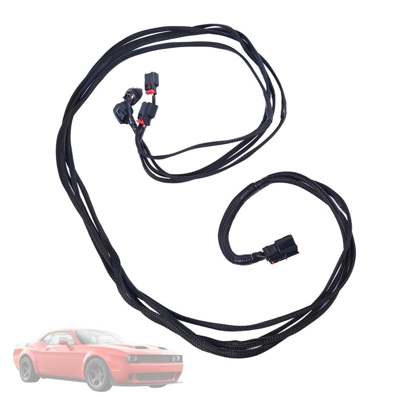 Front Headlight Fog Light Wire Harness Plug 68259674AA Compatible with Dodge ...