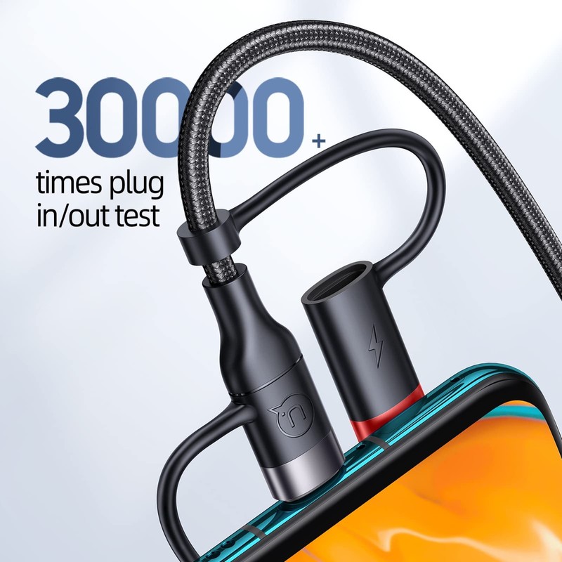 60W USB C Multi Fast Charging Cable, 5-in-1 Nylon Braided, 3A Fast Sync Adapter gallery