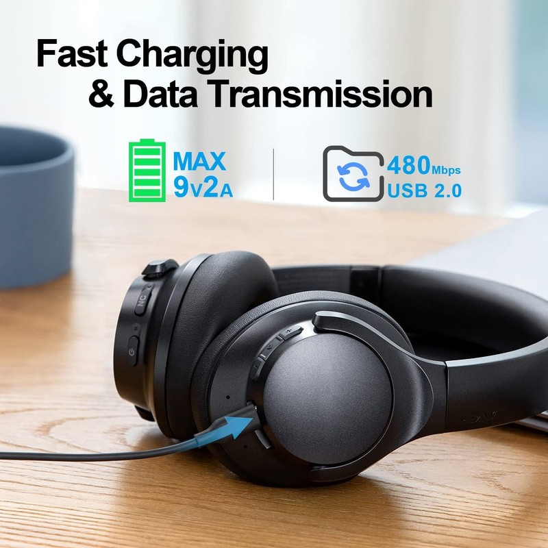 USB C Charger Cable for Anker Soundcore Earbuds Life P2 P3 A1 Q45 Q35 Q30 Q10... gallery
