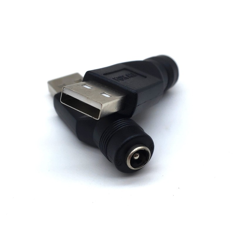 Usb To Dc Power Adapter 2pcs Usb 2.0 Male To Dc 5.5mm X 2.1mm Female 5v Connecto gallery