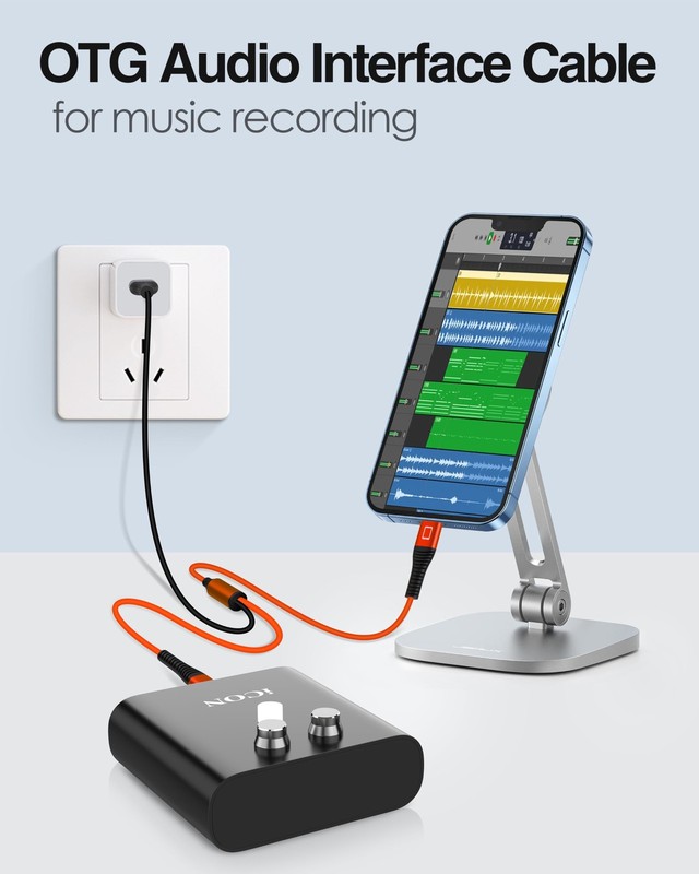 OTG DAC Cable for Headphone Amplifier, USB Audio Cable with FiiO Amp, Audio I... gallery