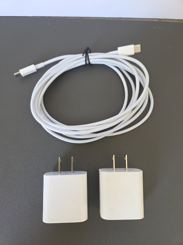 USB-C Fast Charger Bundle 20W + 8FT Cable Long Cord Type-C Wall Adapters gallery