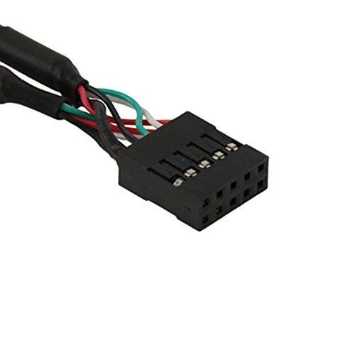 USB 2.0 Front Panel Header 9/10Pin 1 Male to 2 USB 2.0 Female Y Splitter Main... gallery