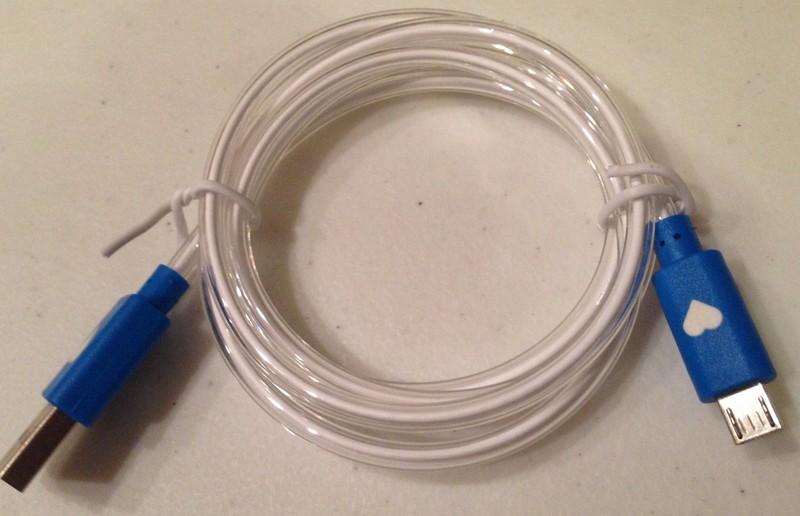 Lot GLOW LED Light (3ft) MICRO USB FOR samsung galaxy s3 data sync charge cables gallery