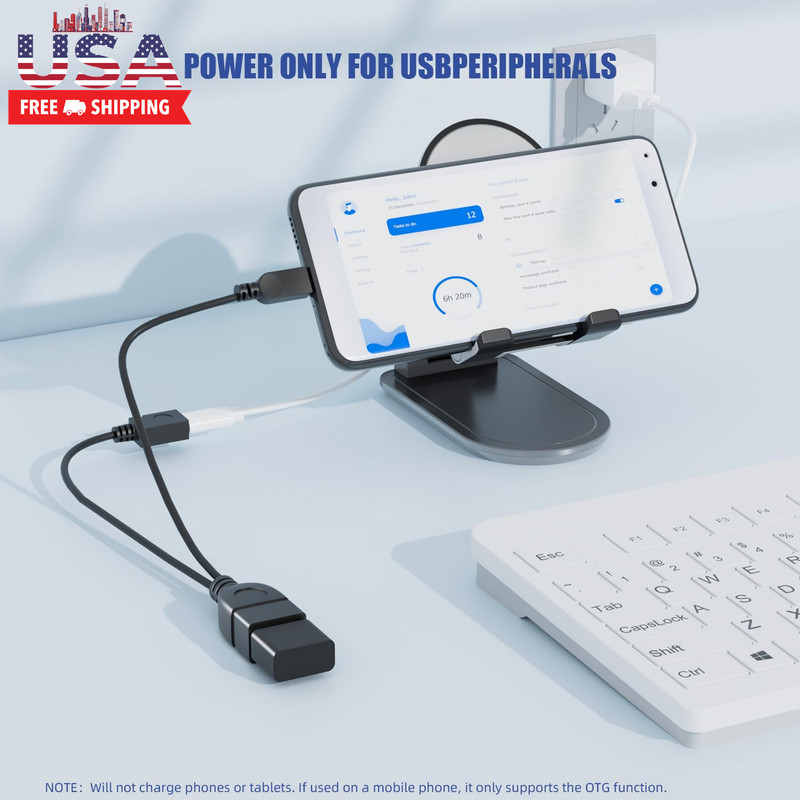 OTG Cable for Fire Stick, Micro OTG Cable for Samsung Galaxy, Amazon Fire TV, Co gallery