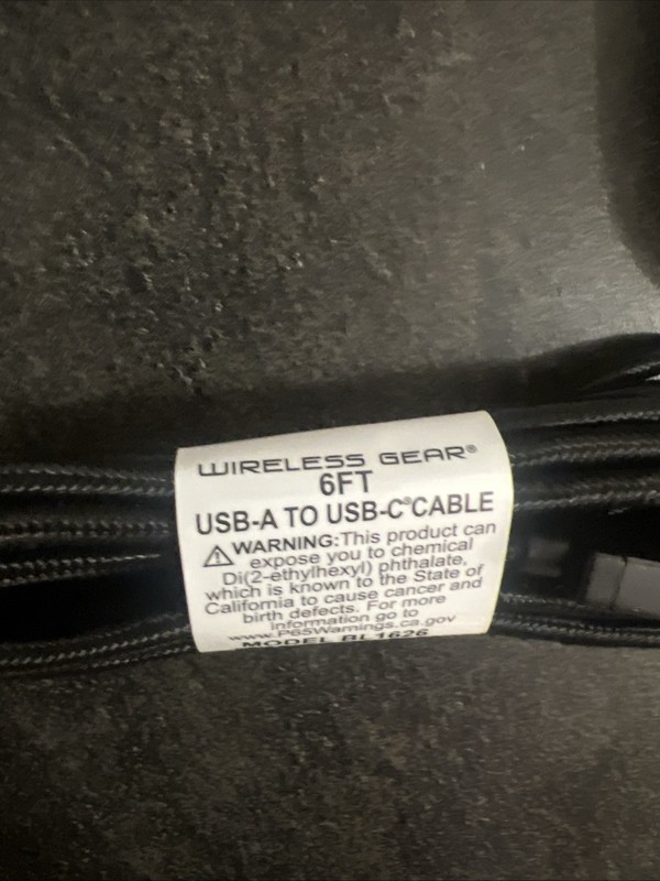 (4pack) 6ft USB A to USB C Cable – Black