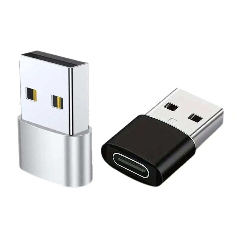 4 PACK USB to USB C Adapter Type-C Female to A Male OTG Converter Car Charger gallery