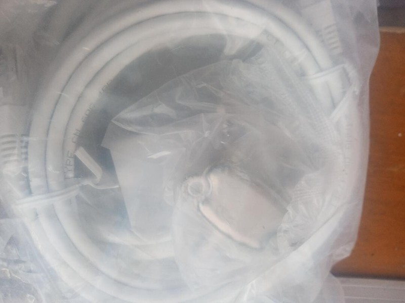Cable Coaxial, SiK Accessory Pak HSD. PS 1085514 white with adaptor ends.