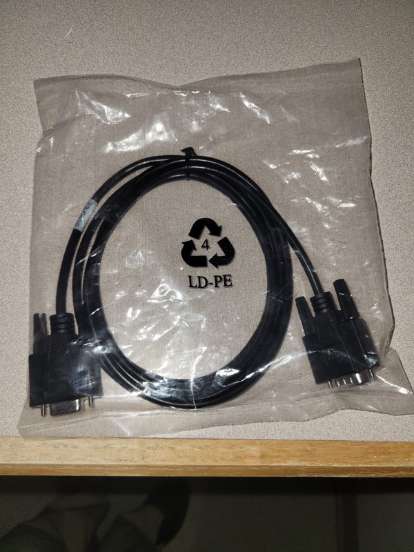 DSR cable, new in package, never been opened
