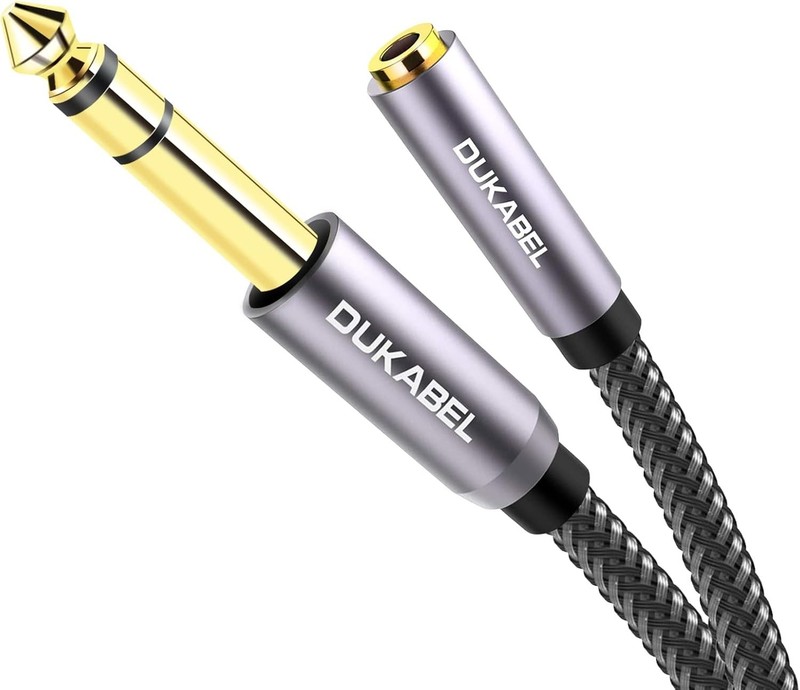 Durable Headphone Jack Adapter: 6.35mm to 3.5mm with Noise-Cancelling Features gallery