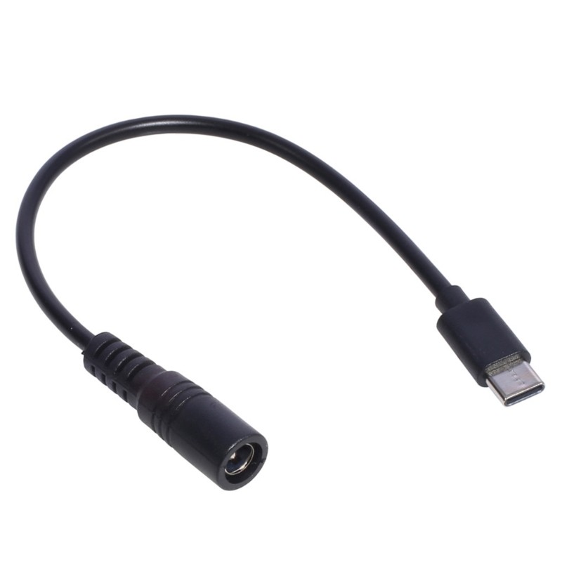 Type-C to DC Power Cable 5V DC 5.5 x 2.1mm Female to USB C Plug Charging Cable gallery