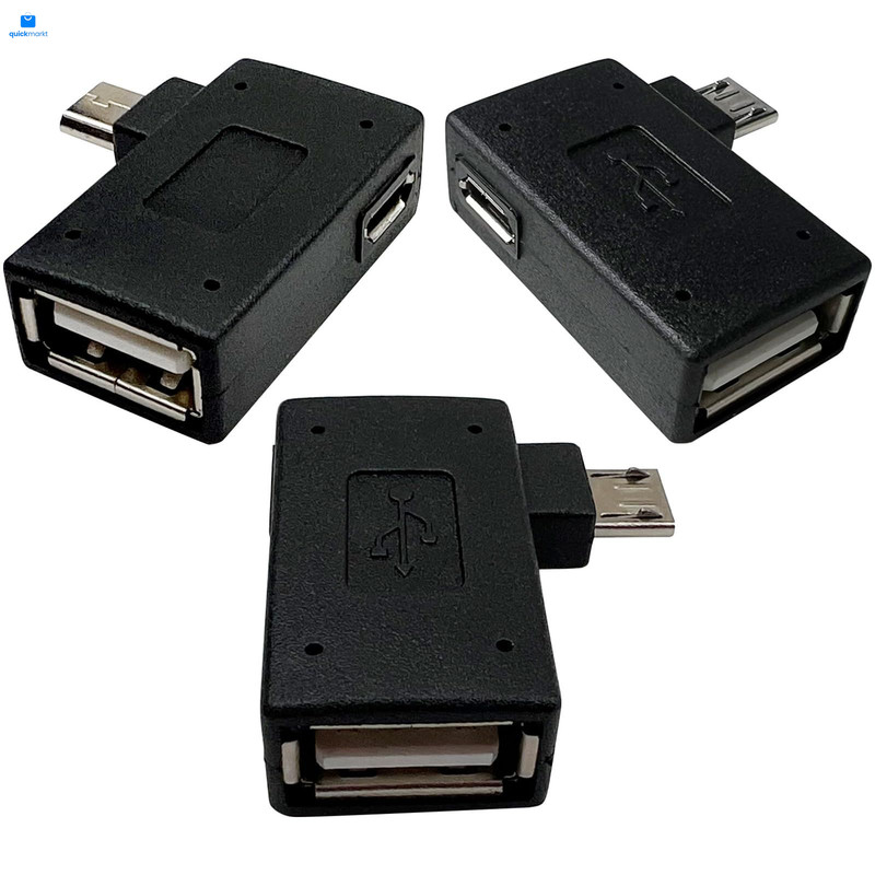 OTG Cable Adapter for Fire Stick 4K Max (3-Pack) – Expand Memory & Black