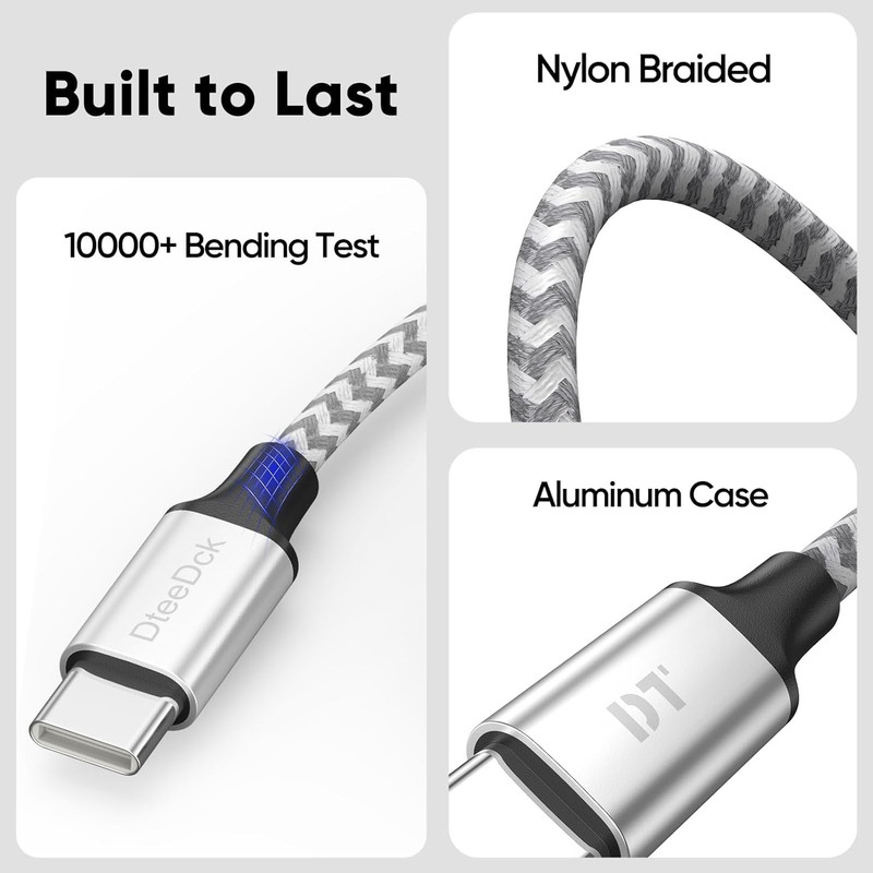 25 ft USB C Cable Extra Long 40W Fast Charging Type C Cord, USBC 2.0 to USB-C Fa gallery