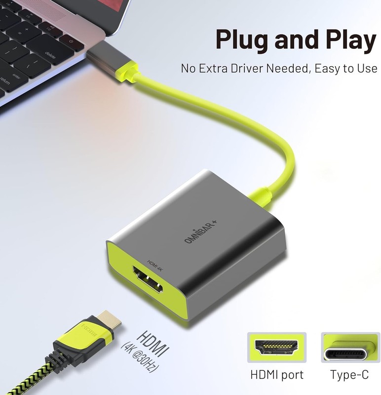 USB-C to HDMI Phone Adapter 4K 1080P HDTV for Android Samsung LG HTC Moto MacPro gallery