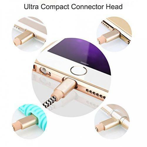 USB CABLE 3FT LONG CHARGER CORD POWER WIRE SYNC BRAIDED for IPHONES IPADS IPODS gallery