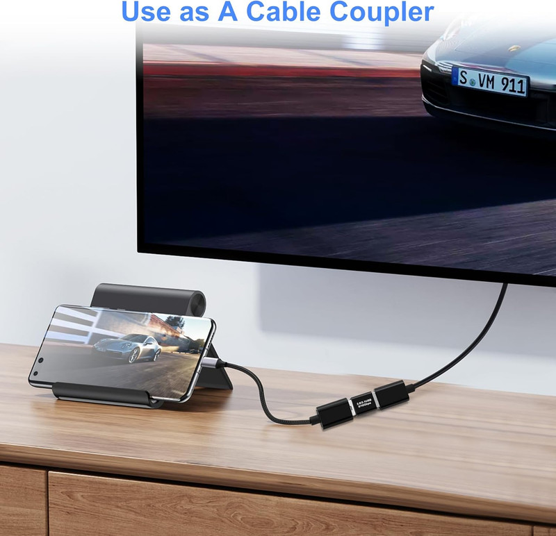 2 Pack USB 3.0/3.1 Male to Male Adapter and OTG 3.0 USB a to a Adapter, Extensio gallery
