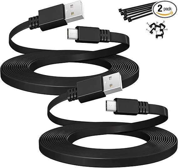Itramax Micro USB Extension Cable 20FT 2Pack Flat gallery