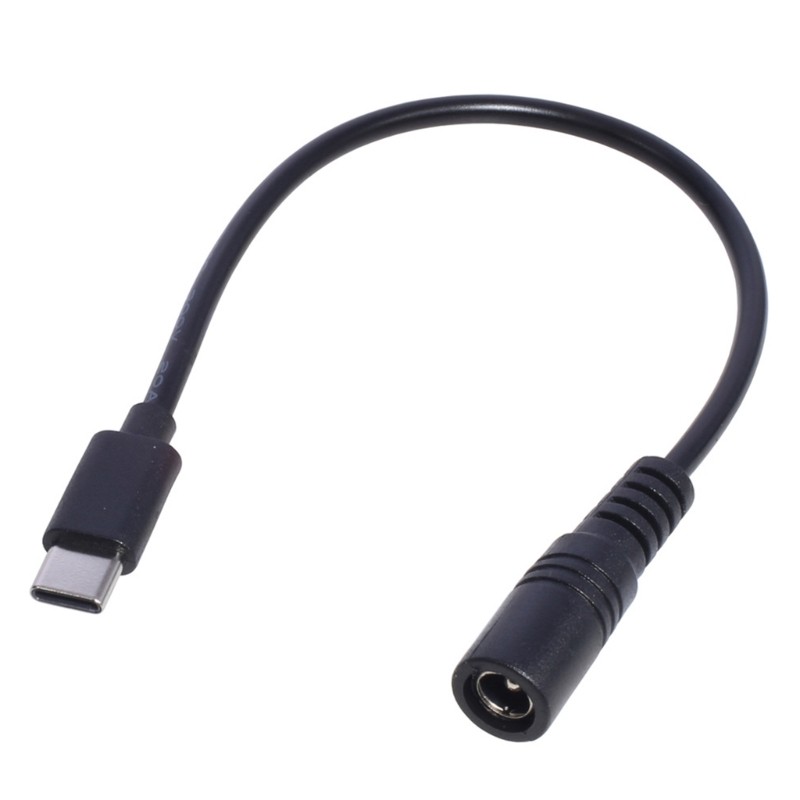 Type-C to DC Power Cable 5V DC 5.5 x 2.1mm Female to USB C Plug Charging Cable gallery
