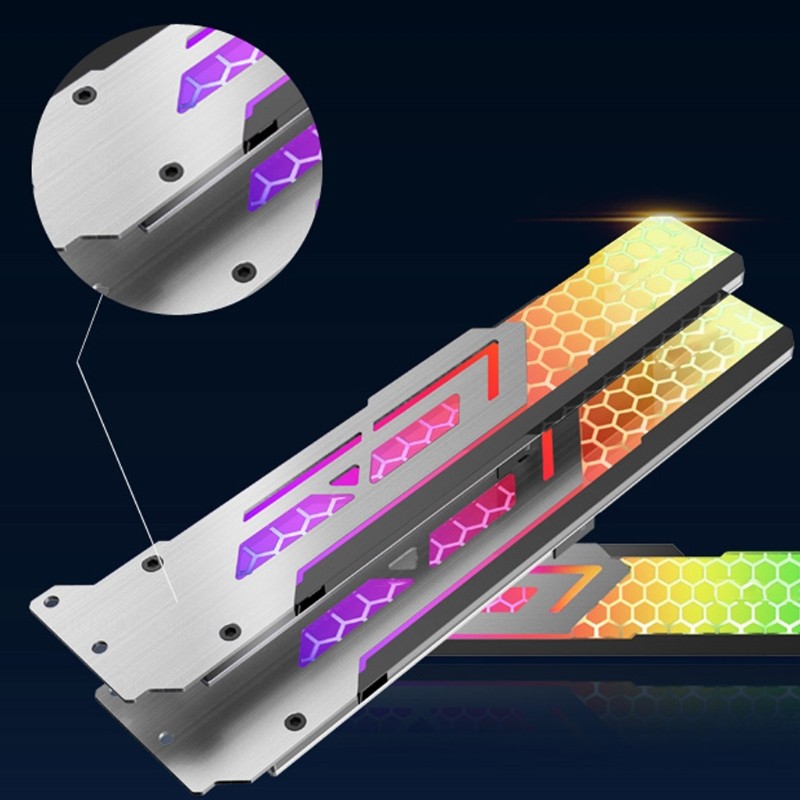 VC3 3 Pin ARGBAutomatic Color-changing Graphics Card Bracket GPU Support Frame gallery