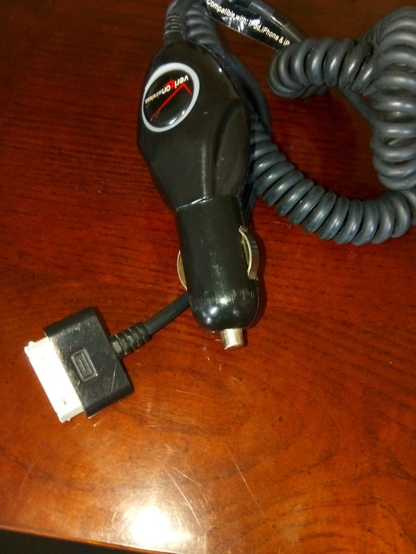 Verizon car Charging Cable Cord fits Apple iPhone 4 4S ipod 4G 4th