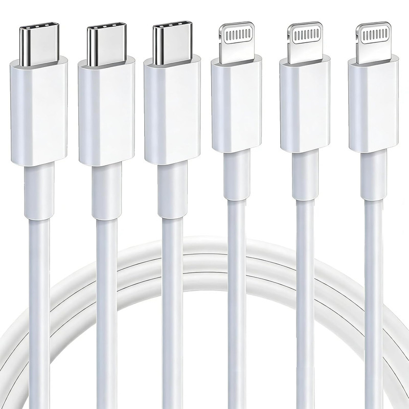 Iphone Charger Cord [Apple Mfi Certified] USB C to Lightning Cable 3Pack 10 F... gallery