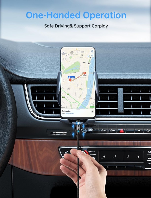 USB to USB Magnetic Charging Cable[3-Pack, 3.3ft/6.6ft/6.6ft], 60W/3A Fast Ch... gallery