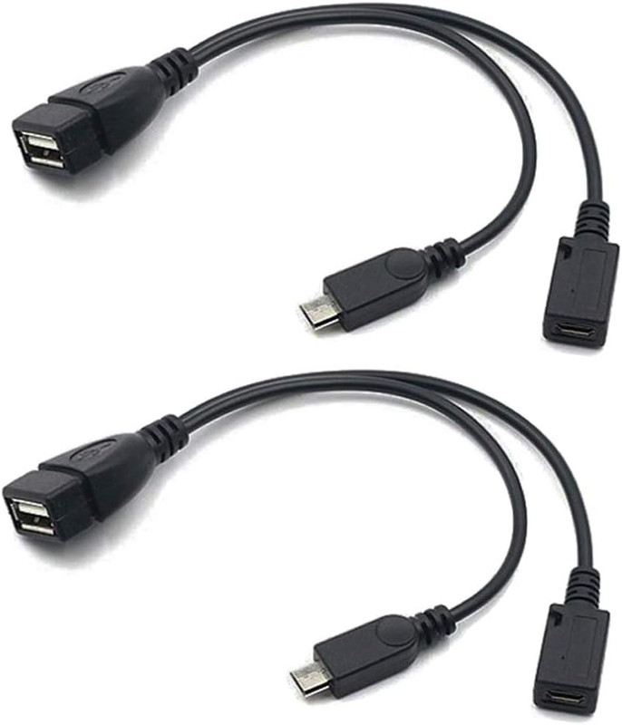 Auvipal 2-In-1 Micro USB to USB Adapter (OTG Cable + Power Cable) for Fire Stick gallery