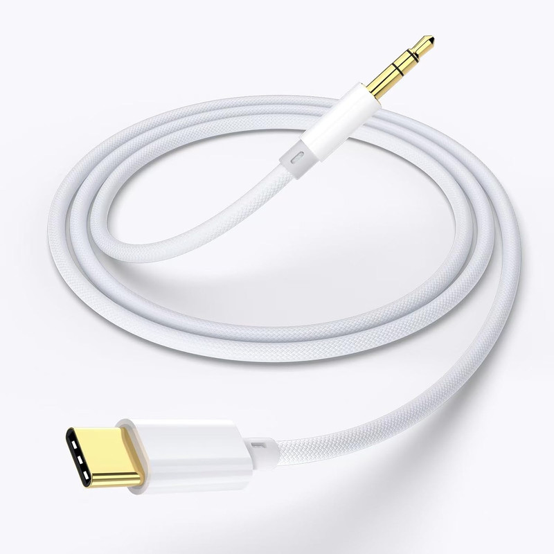 3.3Ft USB Type C to 3.5Mm Audio Aux Jack Cable, Compatible with Iphone 16/15 Pro