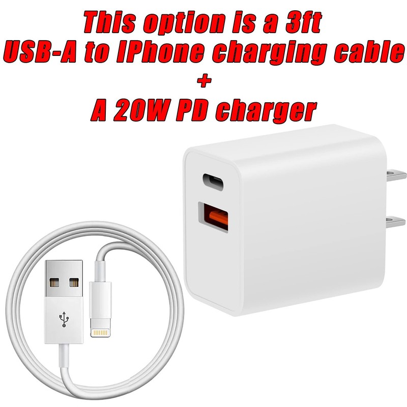USB C Fast Charger Cube 20W PD Adapter Lot For iPhone17/16Pro/16Plus/15/14 Lot