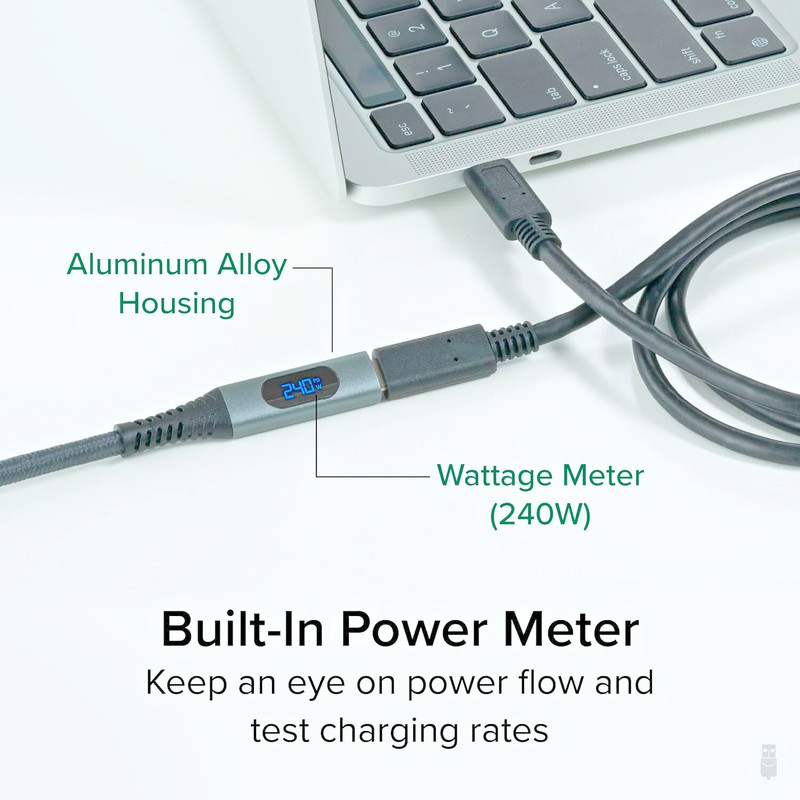 USB 4 Cable 3.3 ft Supports 8K HD Display 40 Gbps Data Transfer 240W Charging…