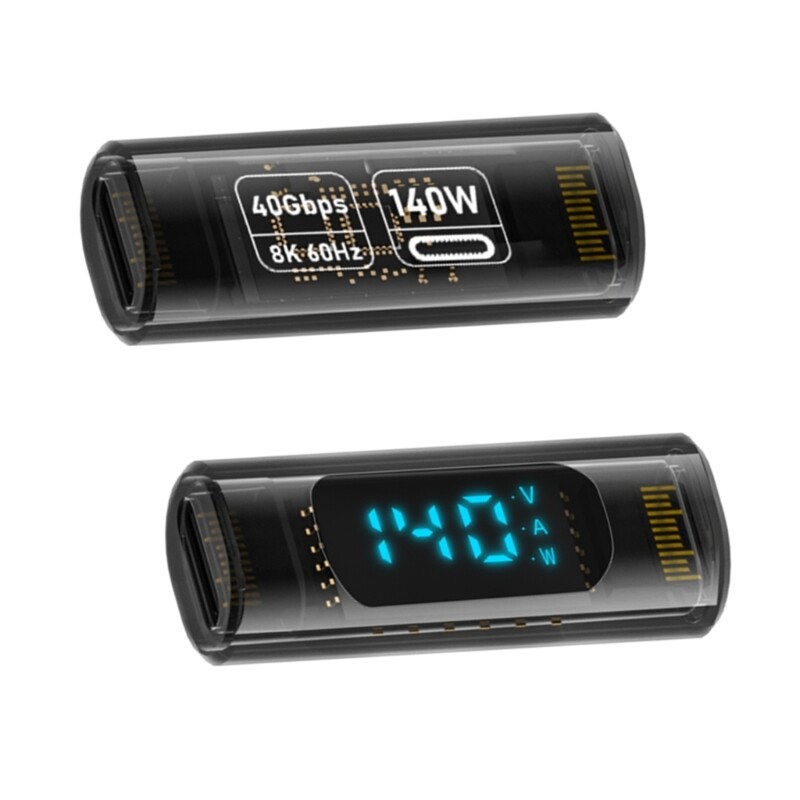 1PCS USB Type C Fast Charging Adapter With LED Status, Data Transfer To 40Gbps gallery