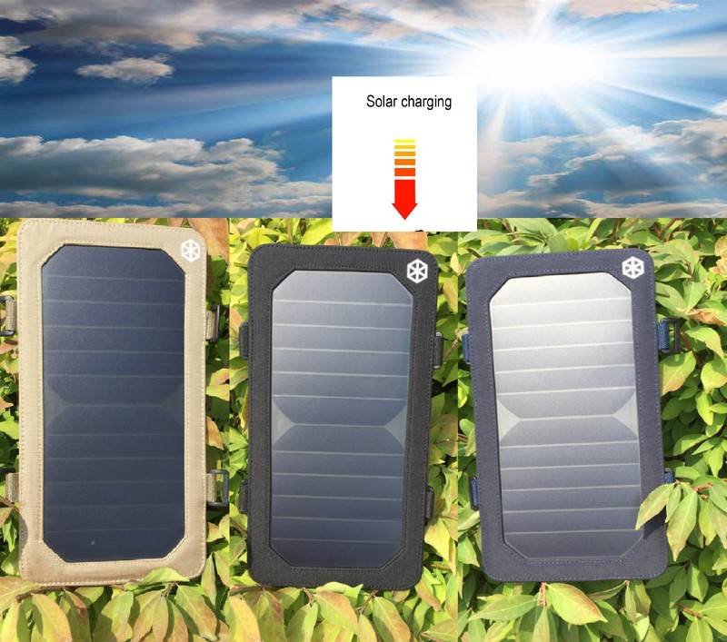 5000mA Solar Panel External Battery Charger Power Bank For Cell Phone Tablet gallery