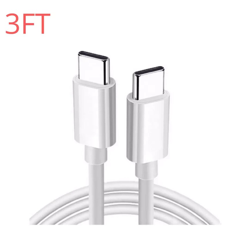Lot For iPhone 15 16 Pro USB-C to USB-C Cable Fast Charger Type C Charging Cord
