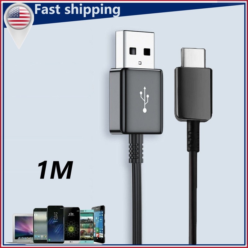 3FT USB Type C Data Cable Fast Charging USB-A to USB-C Charger Cord For Android
