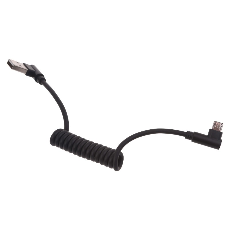 60W Charging Cable Spring Coiled Extension Cord Data Cord for Phone 20cm-50cm gallery