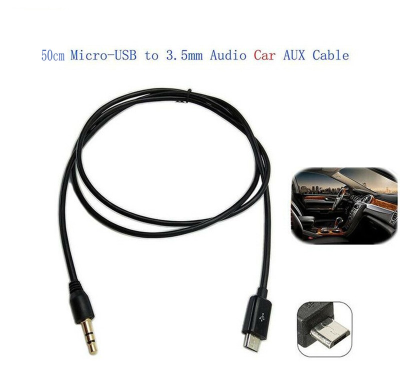Micro USB To 3.5mm Audio Car AUX Cable for Samsung Galaxy S3 I9300 S2 I9100 I922 gallery